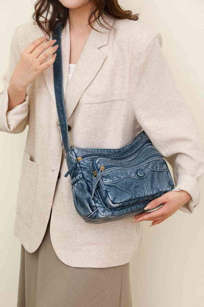 Sac à bandoulière en cuir PU adoré