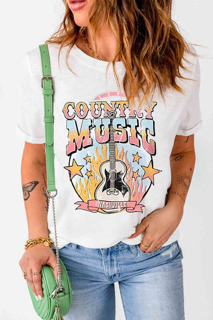 COUNTRY MUSIC NASHVILLE T-shirt graphique