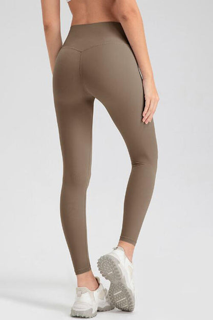 Leggings deportivos con cintura ancha