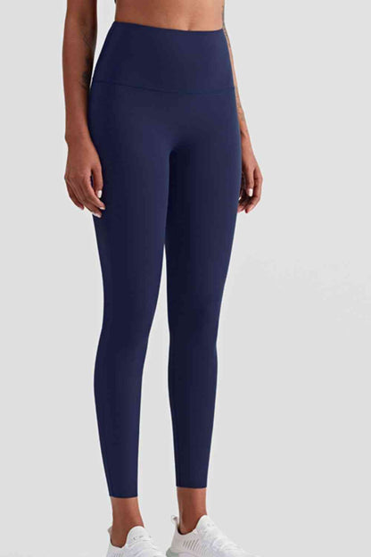 High Waist Seamless Ankle-Length Yoga Leggings