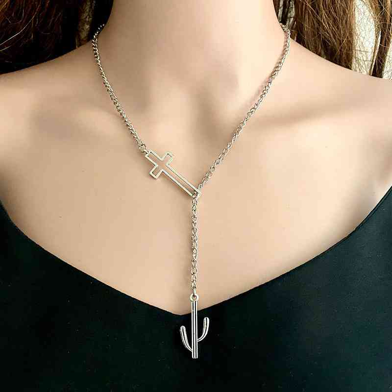 Collier chaîne croisée