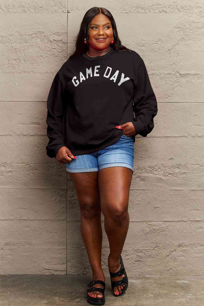 Sudadera con gráfico GAME DAY de tamaño completo de Simply Love