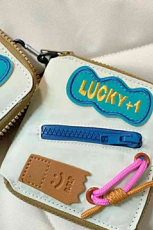 Portefeuille en cuir PU LUCKY