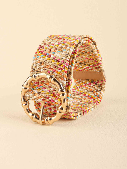 Ceinture large multicolore