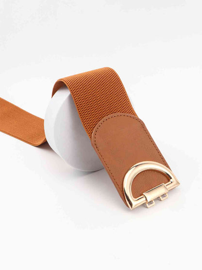 Ceinture élastique à boucle en D