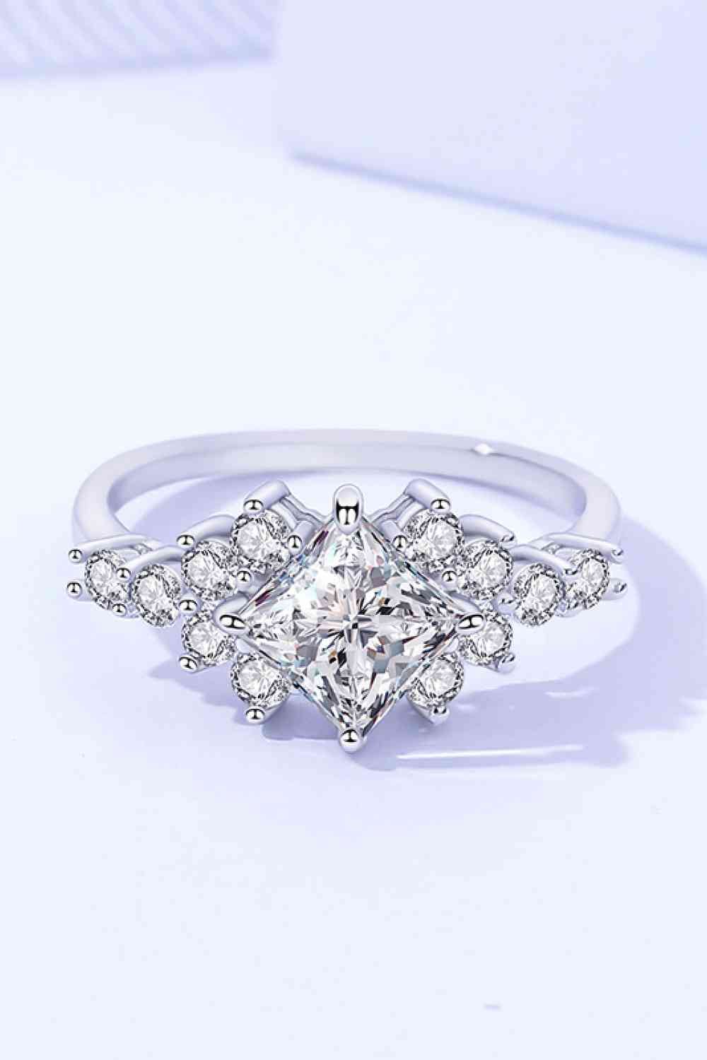 Bague Moissanite de 1,38 carats