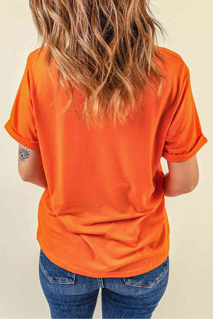 T-shirt à manches courtes et col rond PUMPKIN SPICE JESUS ​​CHRIST