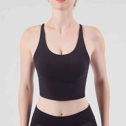 Soutien-gorge de sport croisé