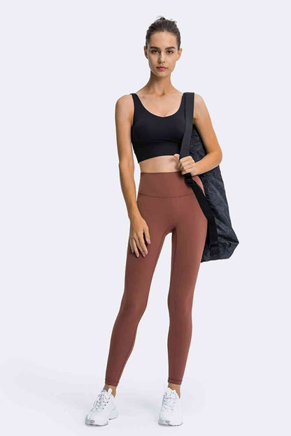 Legging de yoga taille haute longueur cheville