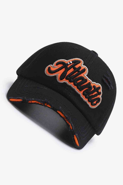 Gorra de béisbol desgastada con gráfico ATLANTIC