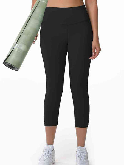 Leggings activos con cintura ancha