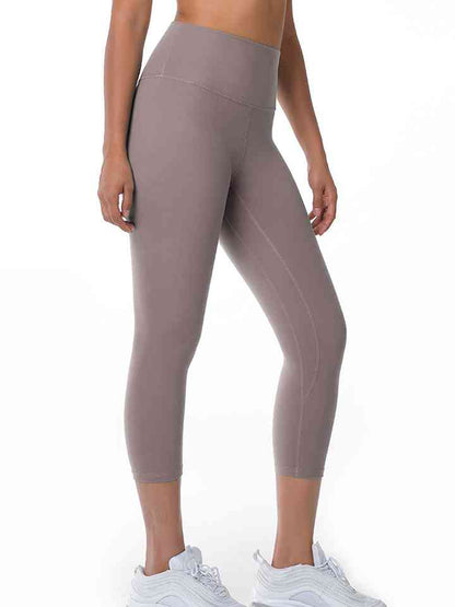 Leggings activos con cintura ancha