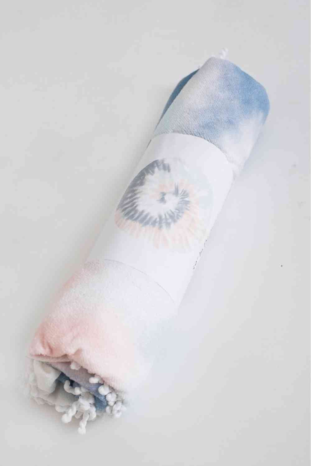 Serviette de plage ronde tie-dye Justin Taylor Dreamland