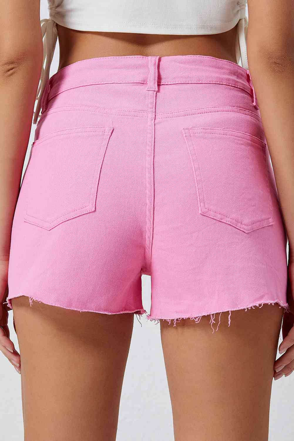 Shorts vaqueros desgastados