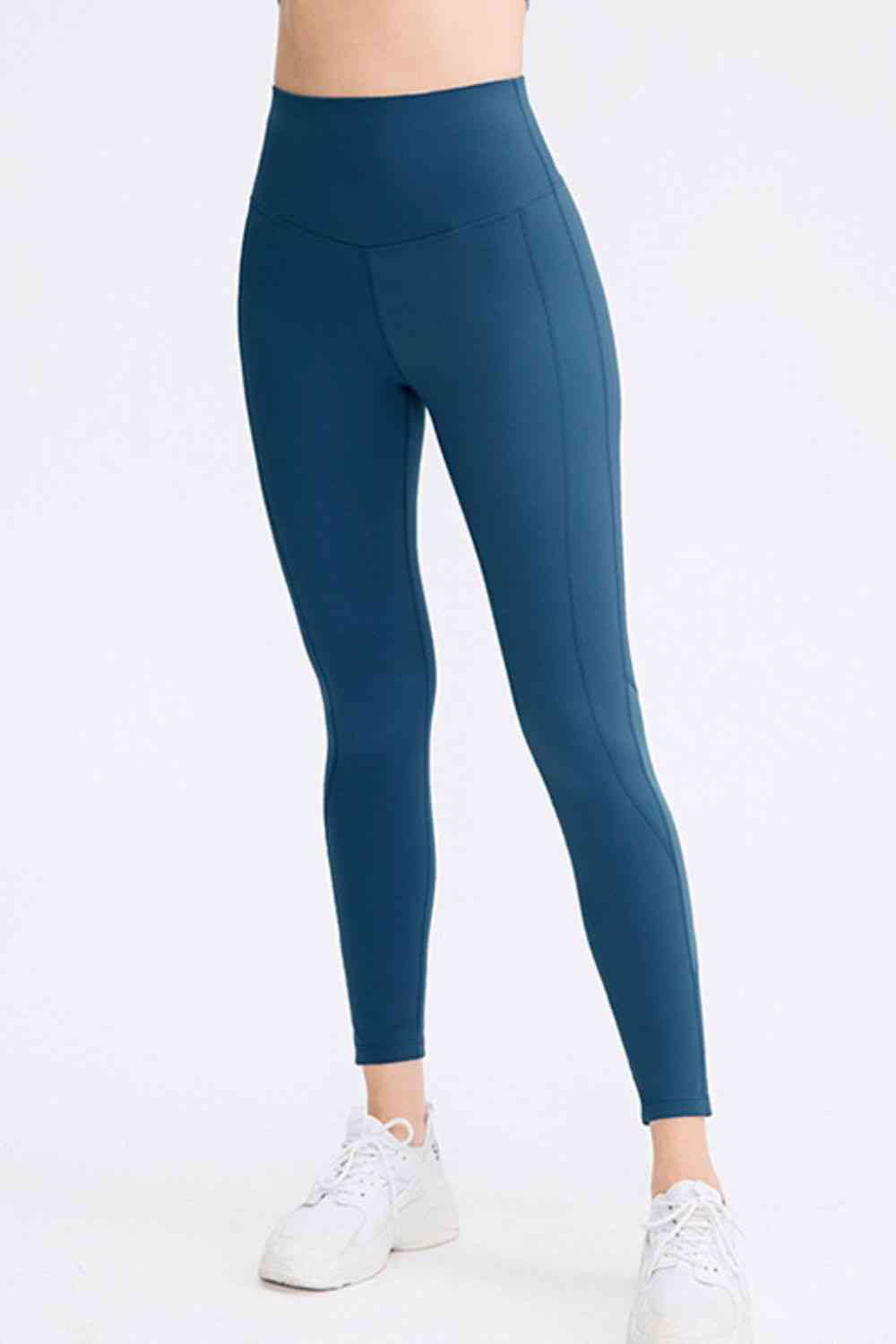 Pantalón deportivo largo slim fit con cinturilla ancha