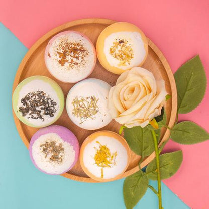 Boule de bain moussant aux huiles essentielles à base de plantes