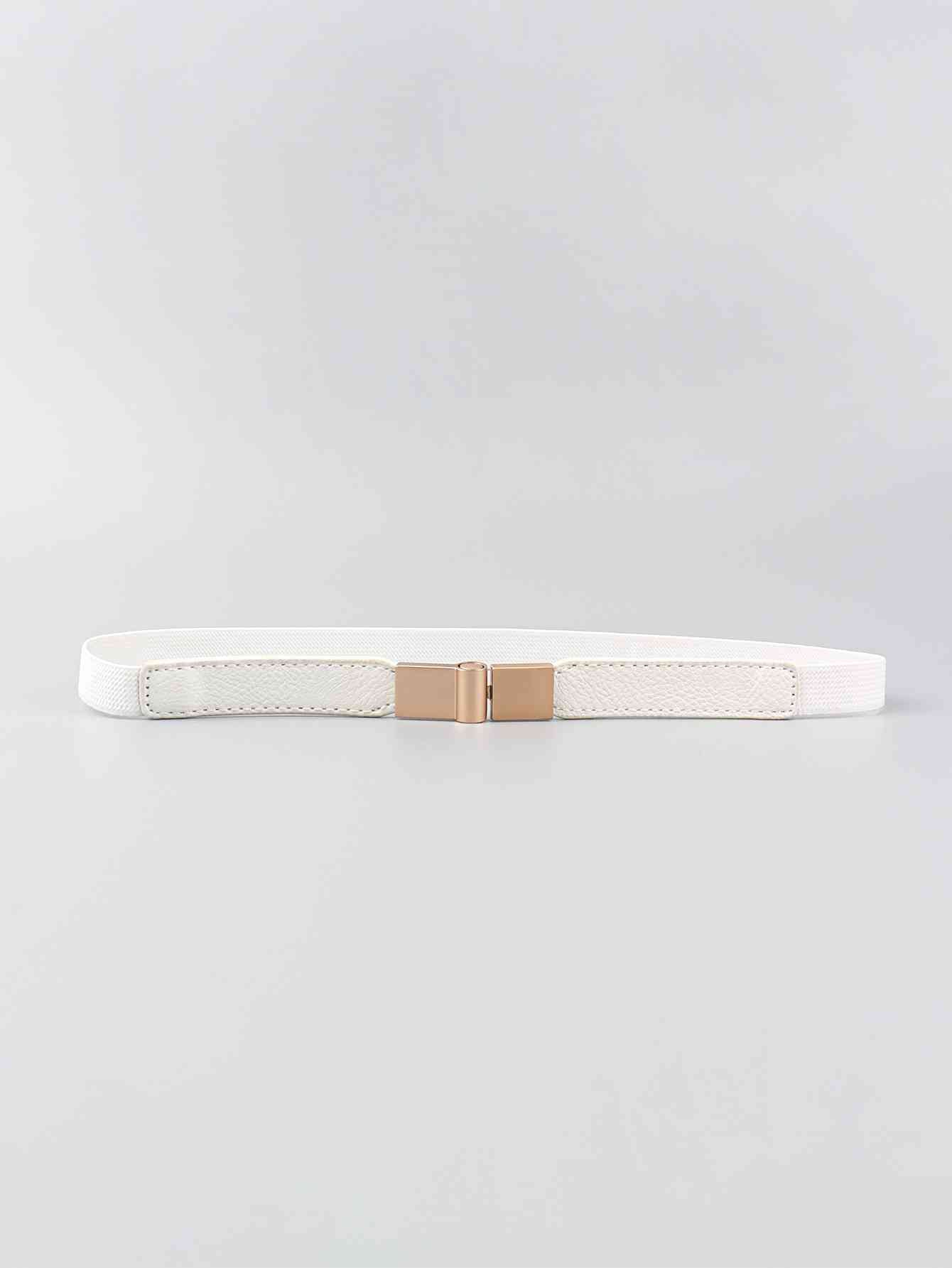 Ceinture fine élastique en PU