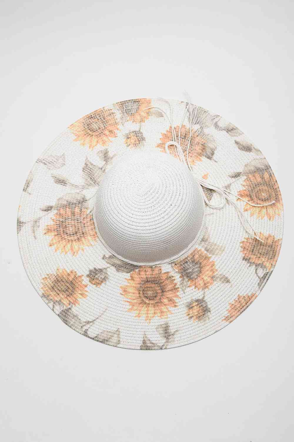 Justin Taylor Sunflower Bow Detail Sunhat