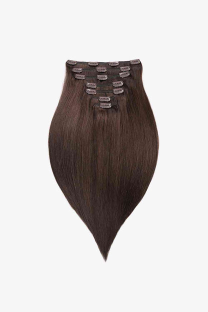 Extensiones de cabello con clip de 16 "y 110 g Cabello humano indio