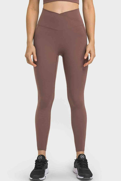 Leggings de yoga taille en V avec poches