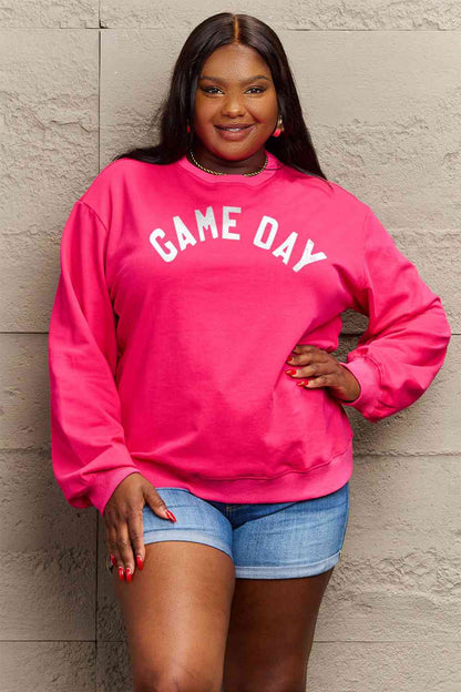 Sudadera con gráfico GAME DAY de tamaño completo de Simply Love