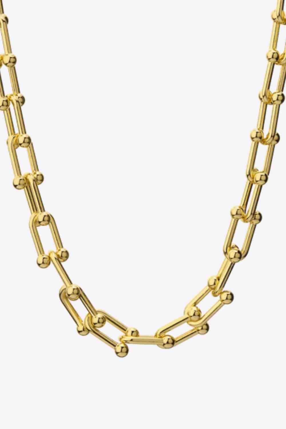 Fun Day Ahead Alloy Chain Necklace