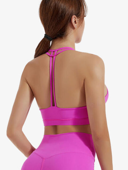 Soutien-gorge de sport à dos en T