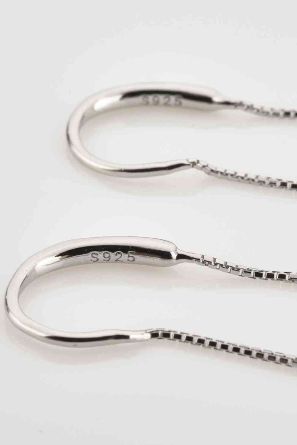 Boucles d'oreilles enfile-croix en argent sterling 925