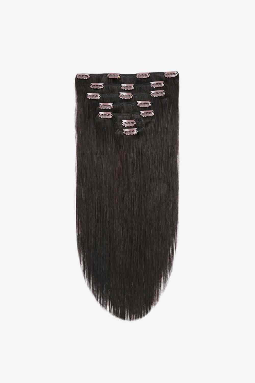 Extensions de cheveux indiens à clipser 20" 120 g