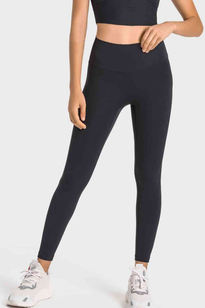 Leggings de yoga con cintura ancha y talle alto