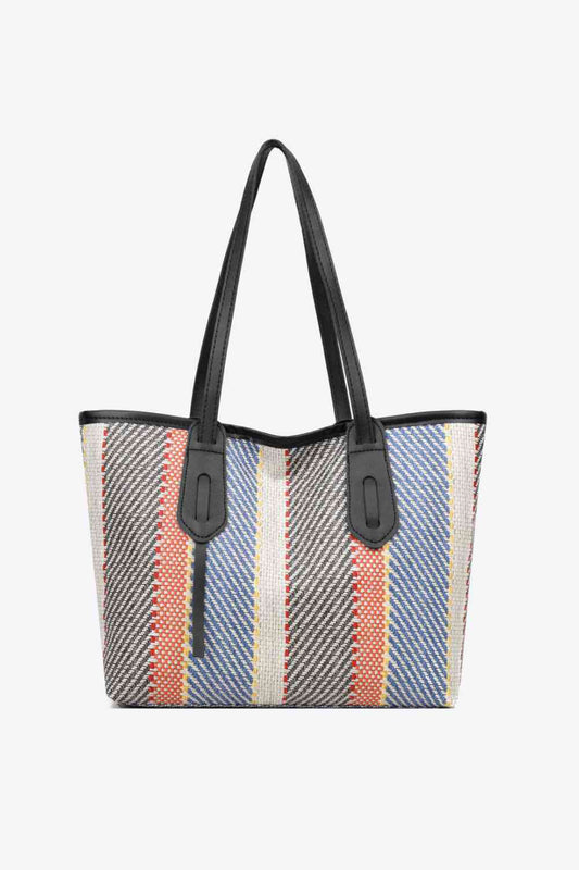 Sac fourre-tout en cuir PU multicolore