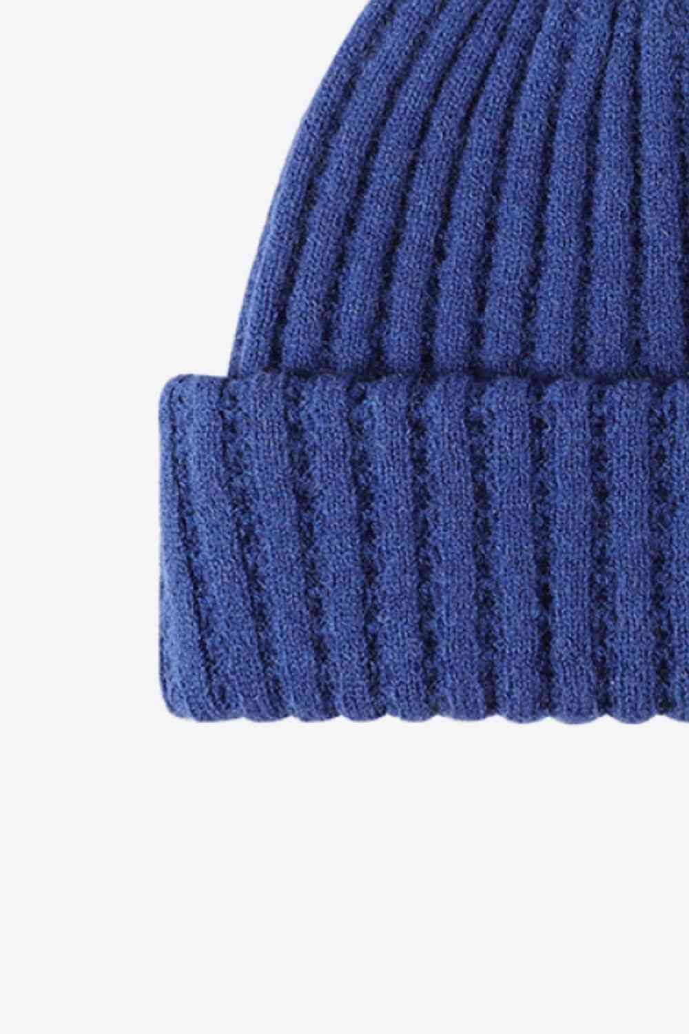 Gorro de canalé ancho