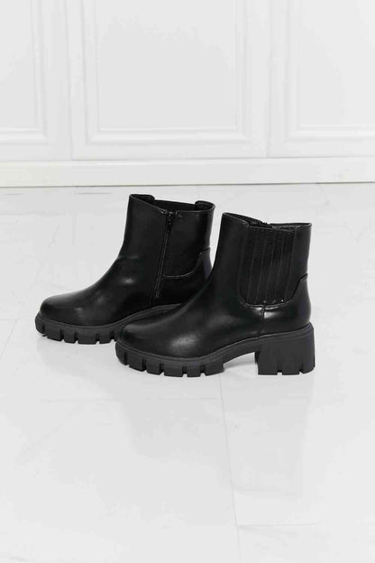 Botas Chelsea negras con suela Lug What It Takes de MMShoes