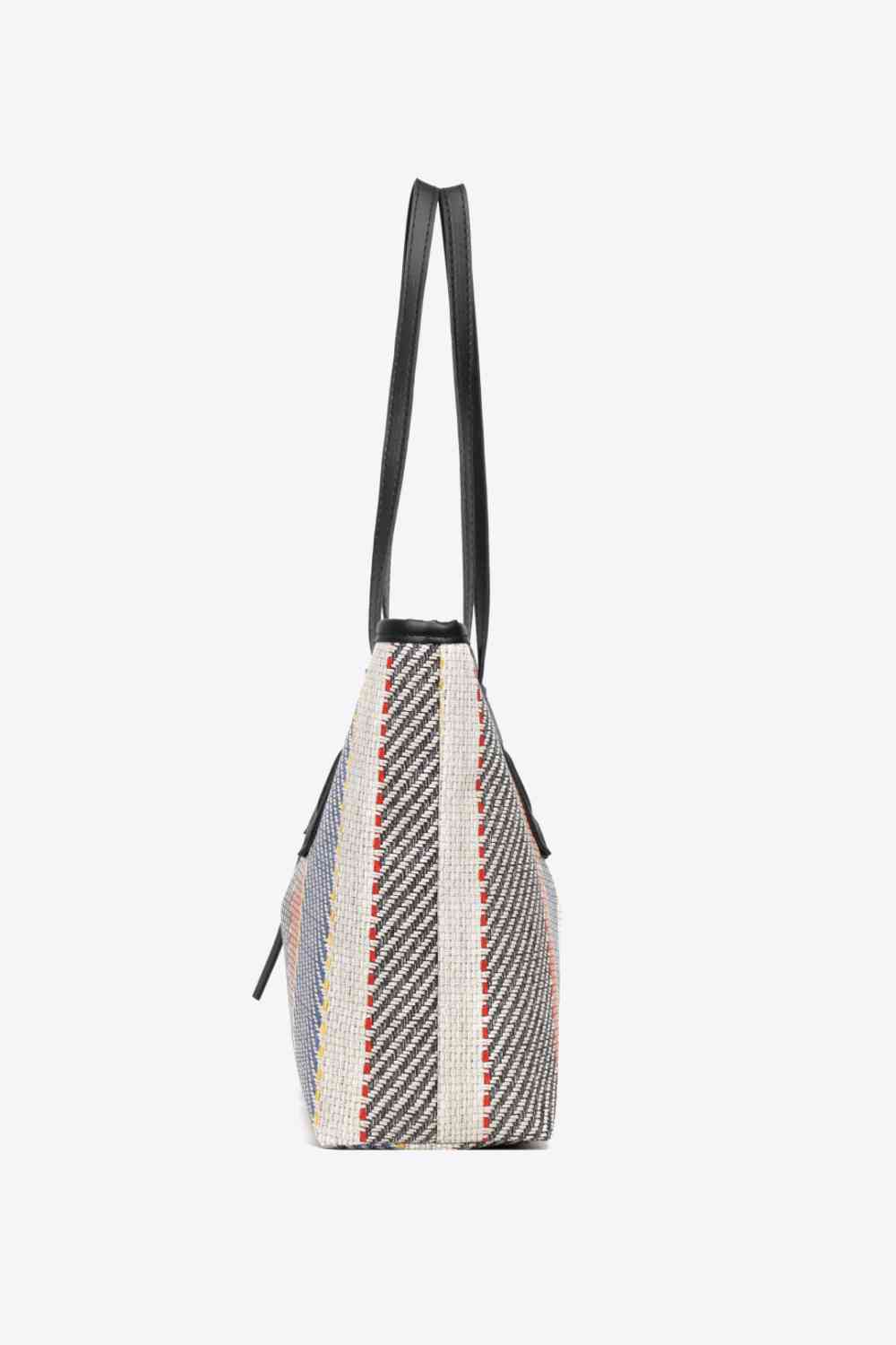 Bolso tote de cuero de PU multicolor