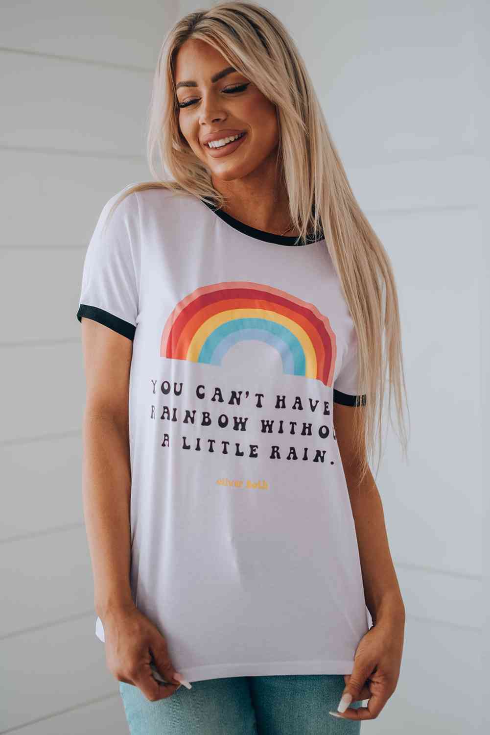 Rainbow Graphic Short Sleeve Tee