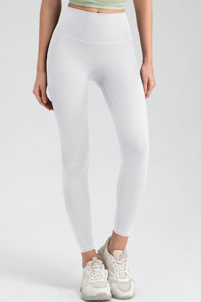 Legging de sport taille haute à large ceinture