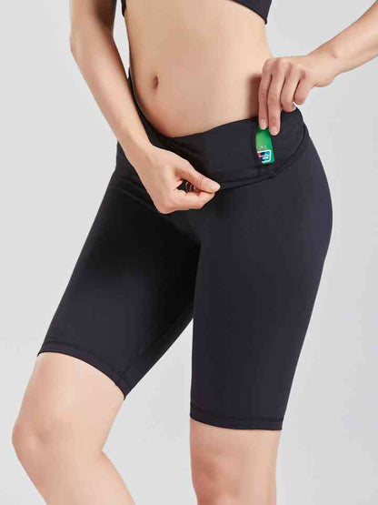 Shorts deportivos con cintura ancha