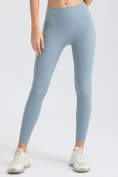 Leggings deportivos con cintura ancha