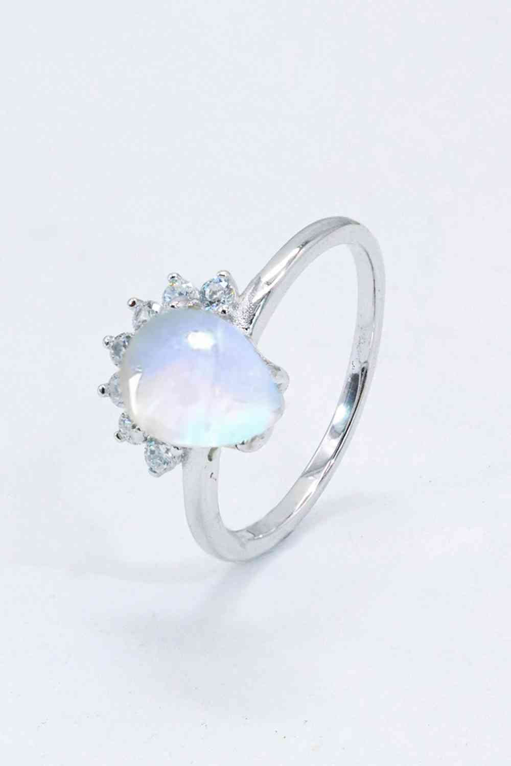 925 Sterling Silver Moonstone Ring