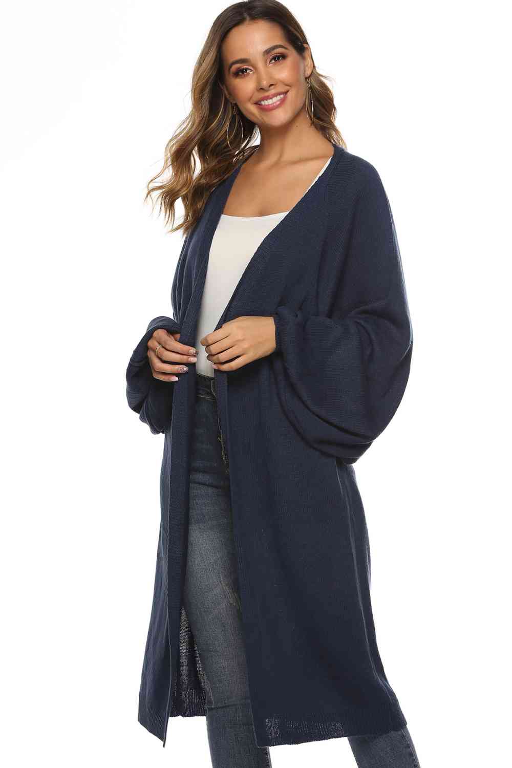 Long Sleeve Open Front Cardigan