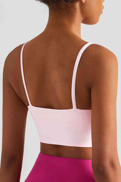 Soutien-gorge de sport à bretelles fines