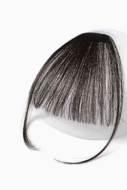 6" 3.5*1" Explosión de cabello humano virgen completamente hecha a mano en densidad negra del 150%