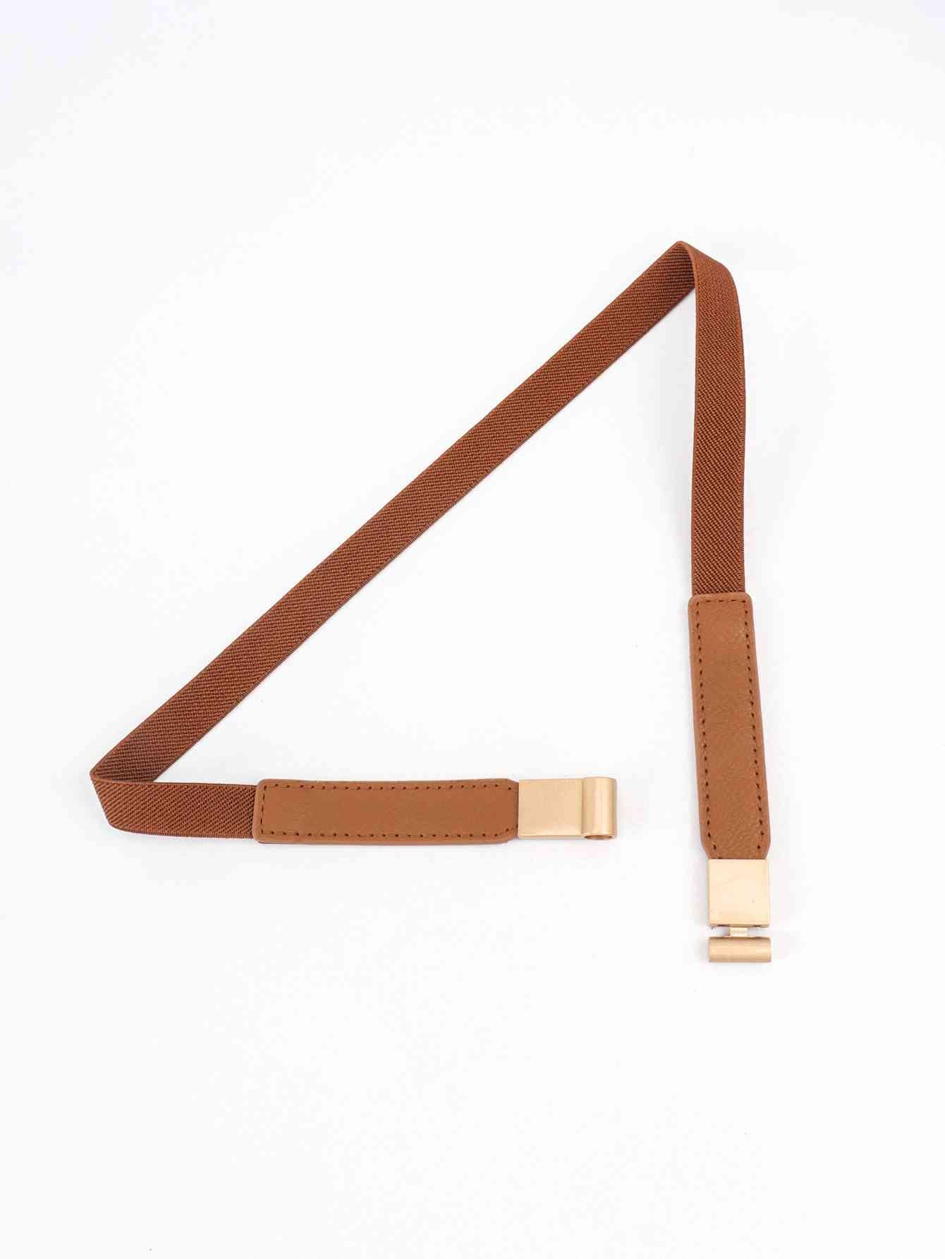 Ceinture fine élastique en PU