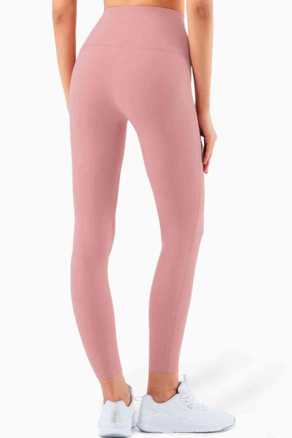 Leggings de yoga de cintura alta sin costuras hasta el tobillo