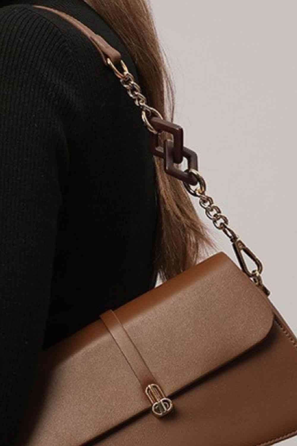 Sac à bandoulière en cuir PU adoré