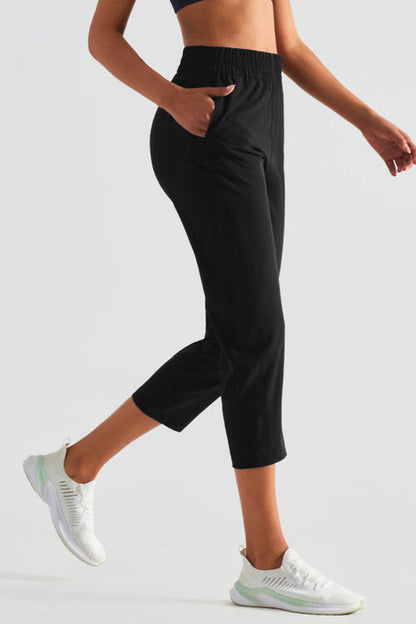 Pantalon de sport court à taille élastique