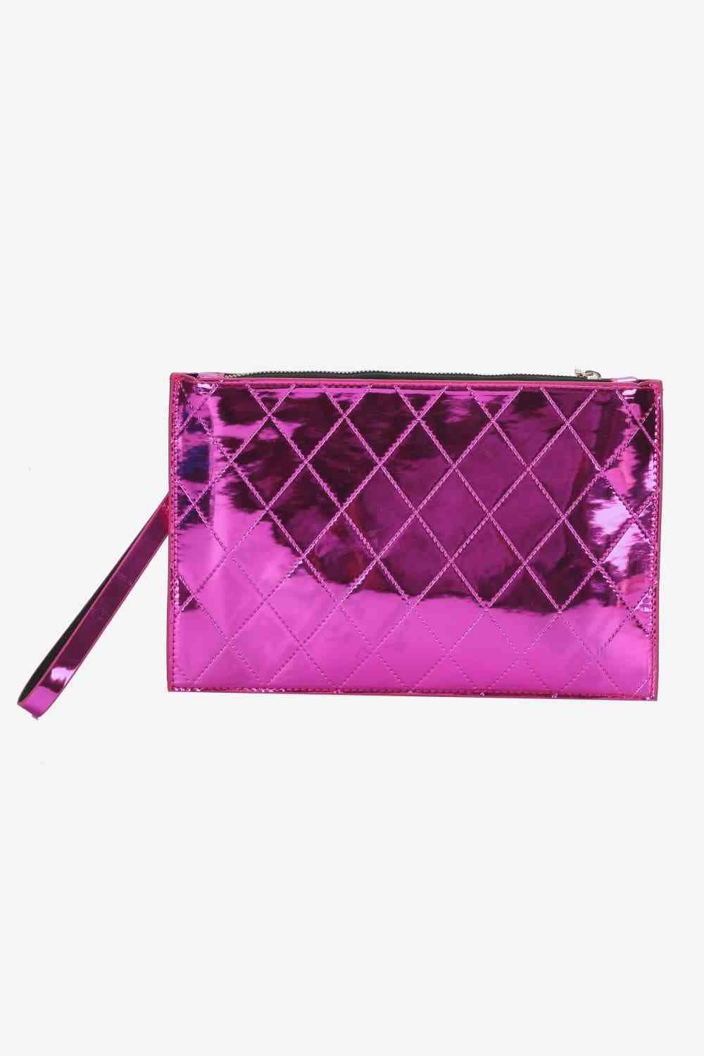 PU Leather Wristlet Bag