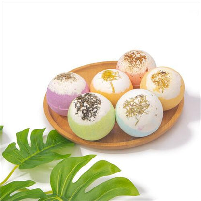 Boule de bain moussant aux huiles essentielles à base de plantes