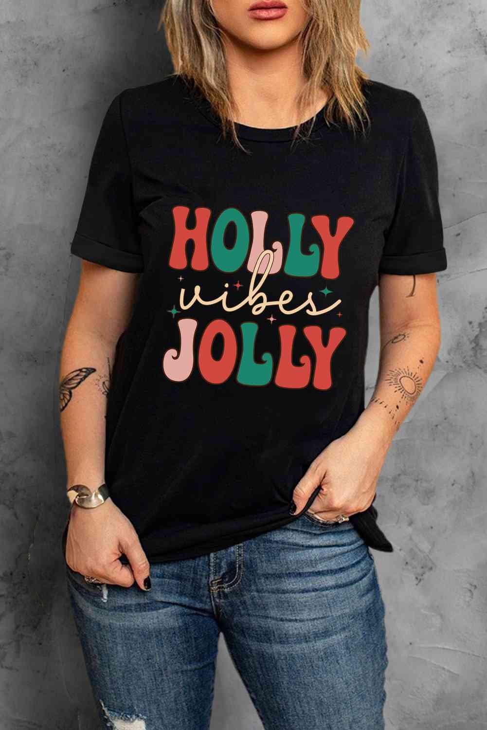 HOLLY JOLLY T-shirt graphique à manches courtes