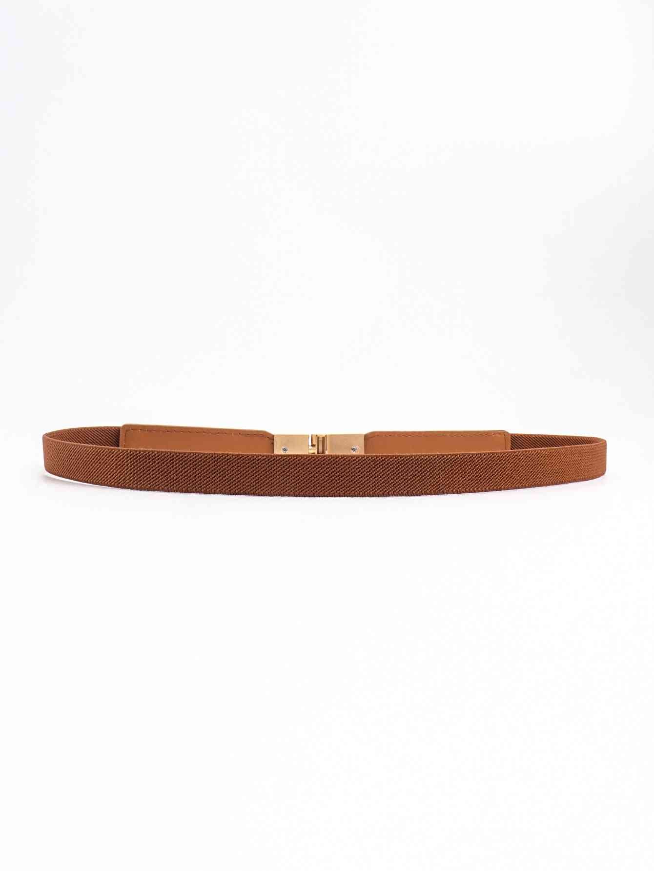 Ceinture fine élastique en PU